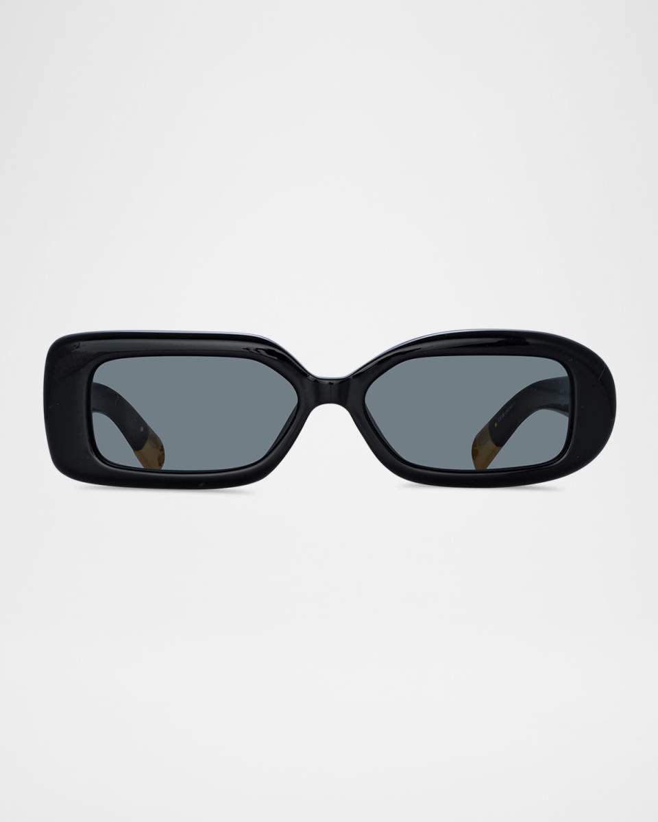 Carre Retro Round Acetate Sunglasses